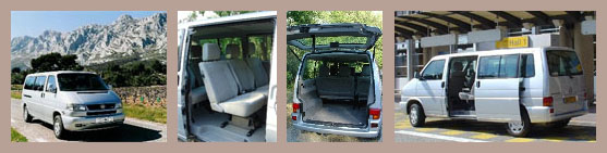 Minibus Volkswagen Caravelle 7 places - 7 seat deluxe van